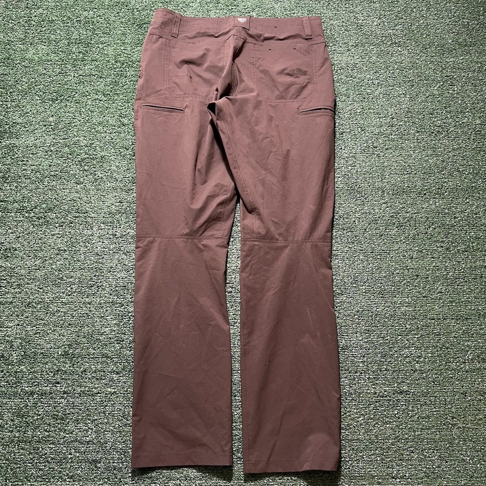 KÜHL Pants Mens 32x32 Brown Hiking Straight Leg Zip Pockets Outdoor Trail Casual